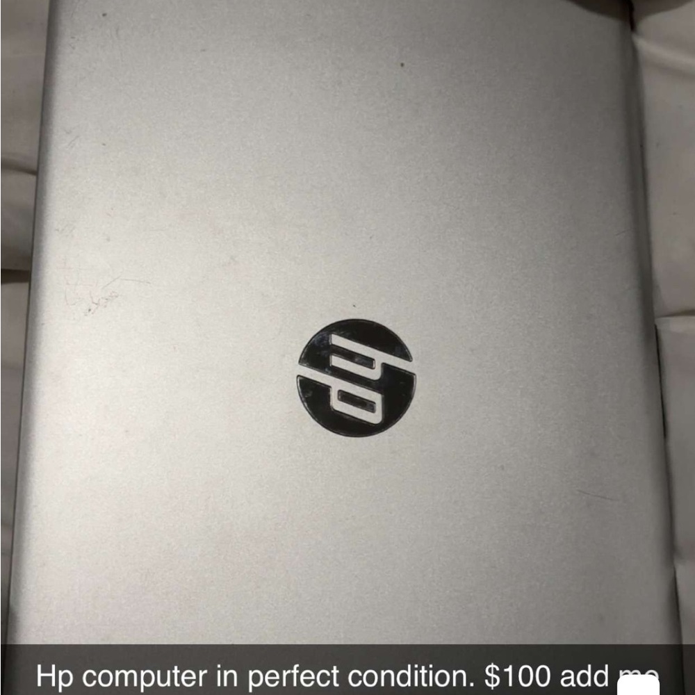 HP Silver Laptop Sleek Design Perfect Condition